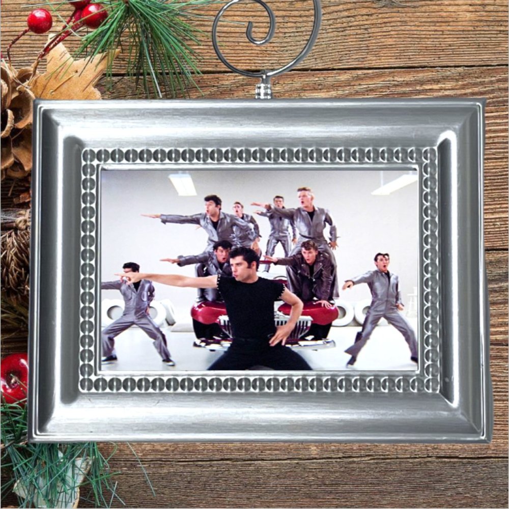 Grease John Travolta‎ Greased Lightnin' Movie Memorabilia Christmas Ornament